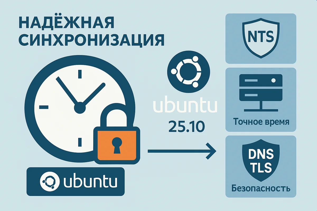 Ubuntu в версии 25.10 по умолчанию переходит на Chrony