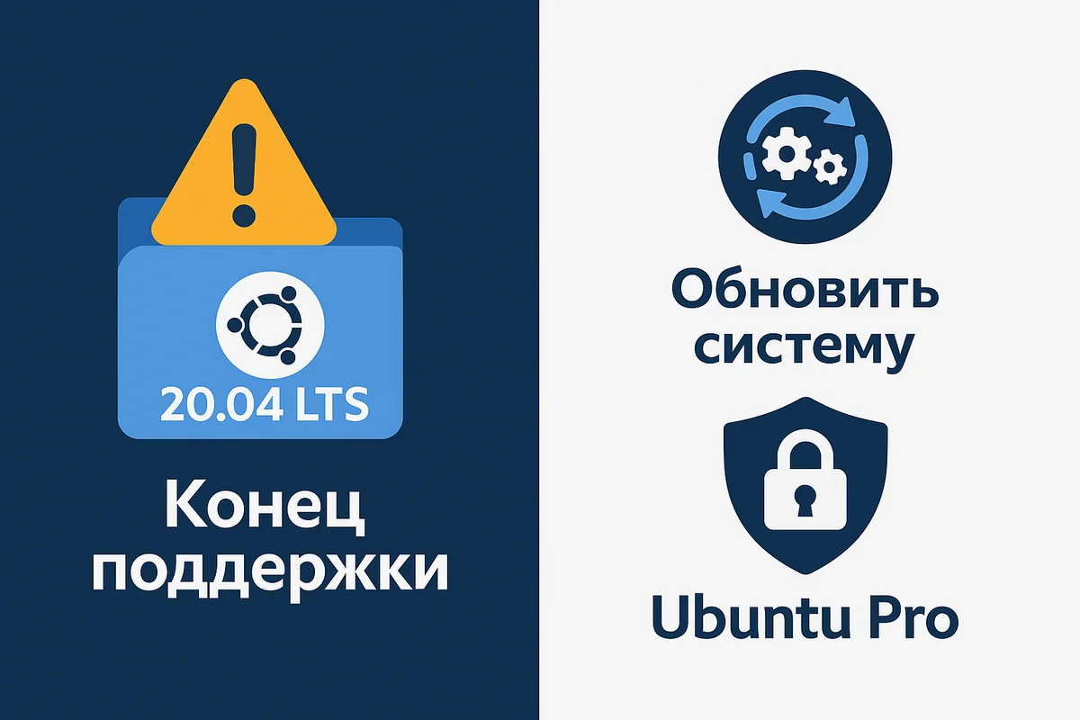 заканчивается стандартная поддержка Ubuntu 20.04 LTS