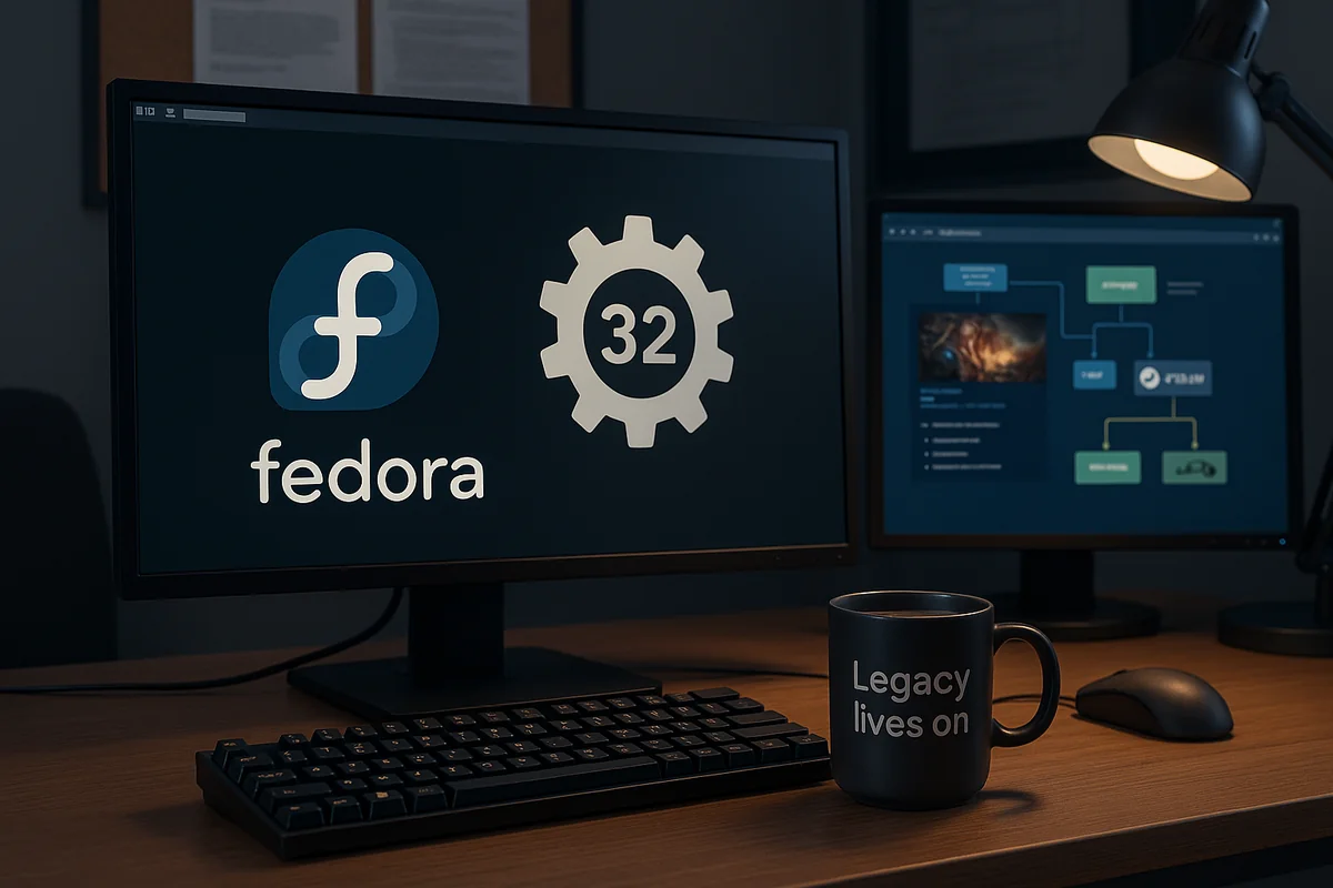 Рабочее место разработчика с поддержкой 32-битной архитектуры в Fedora Linux