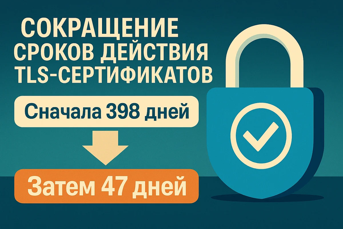 Сокращение срока действия TLS-сертификатов